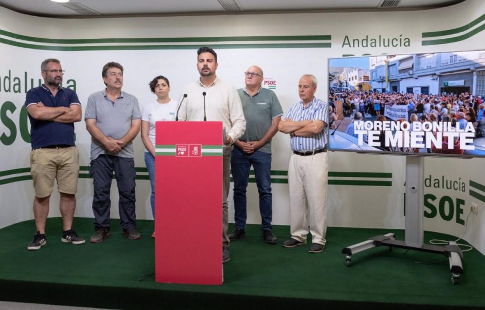 El PSOE de Almería califica de "temeridad" que la Junta de Andalucía ponga en "riesgo" la salud en Andarax