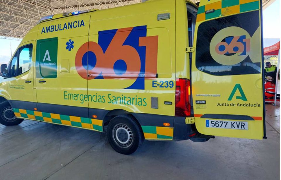 Heridas siete personas por un accidente múltiple bajo el túnel del hospital Clínico de Málaga