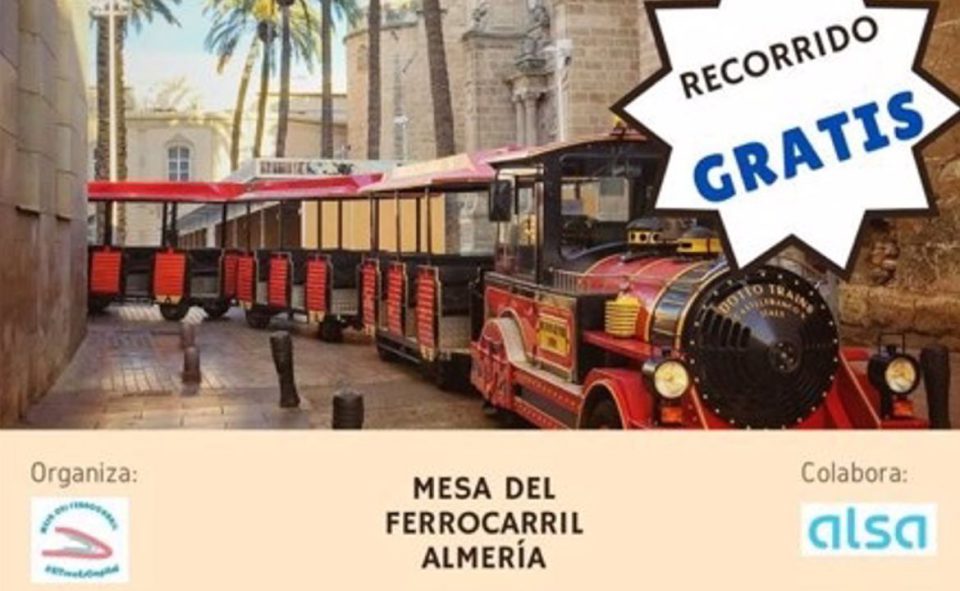 La Mesa del Ferrocarril se sube al tren turístico en la Feria para exigir "mejoras" en las conexiones