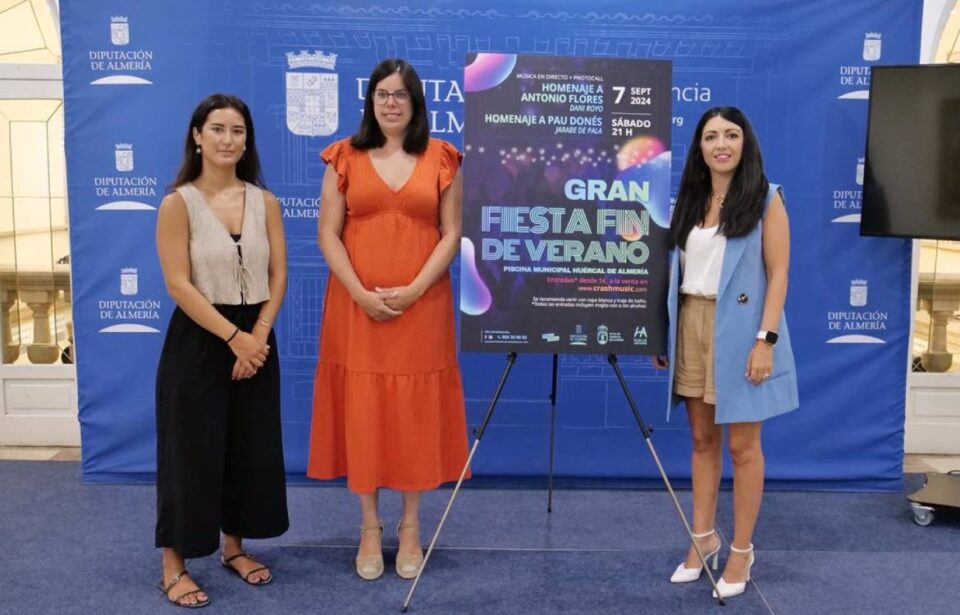 Fiesta fin del verano con una fiesta en la Piscina de Huércal (Almería)