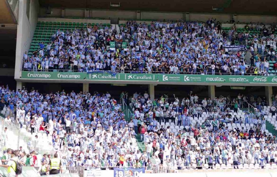 El Málaga recibe 520 entradas en zona visitante por parte del Córdoba CF